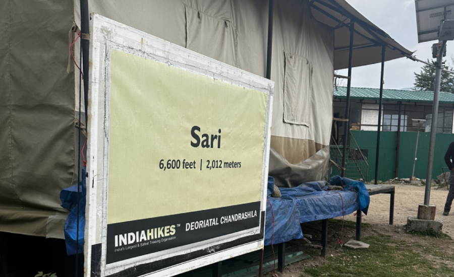 Sari Village Basecamp – Campsite setup and eco-friendly zone