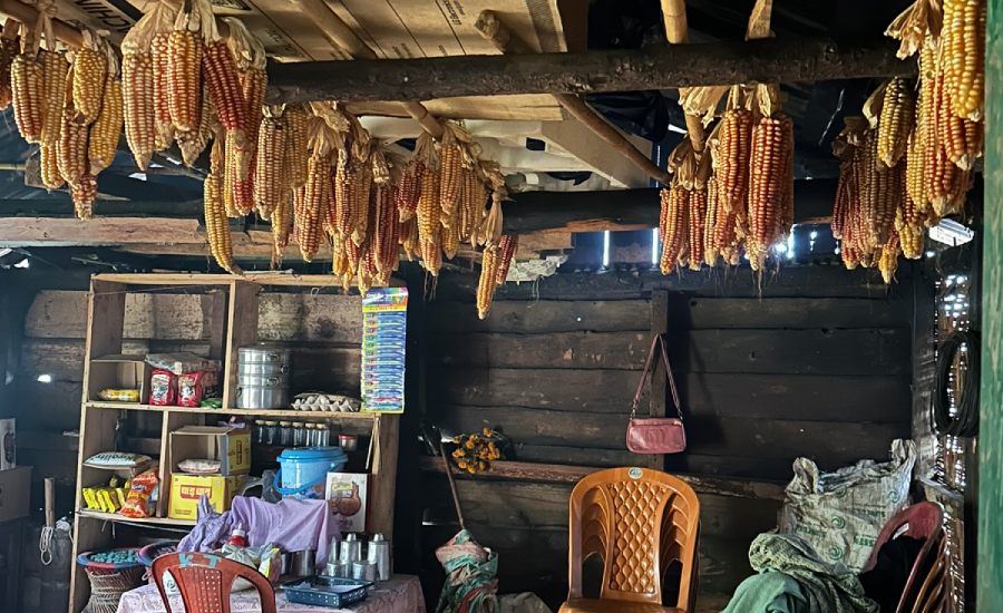 Traditional village houses in Rammam during Sandakphu Trek