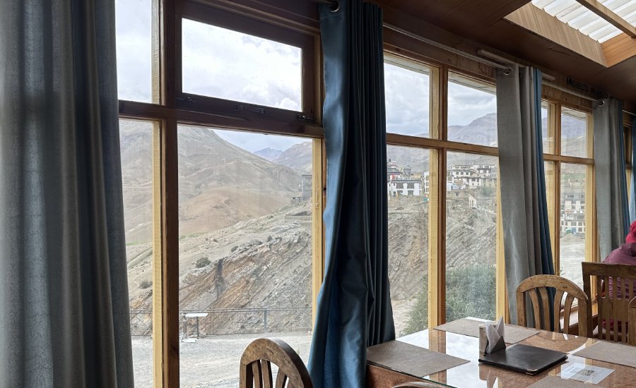 The only café in Kibber village during the acclimatisation day