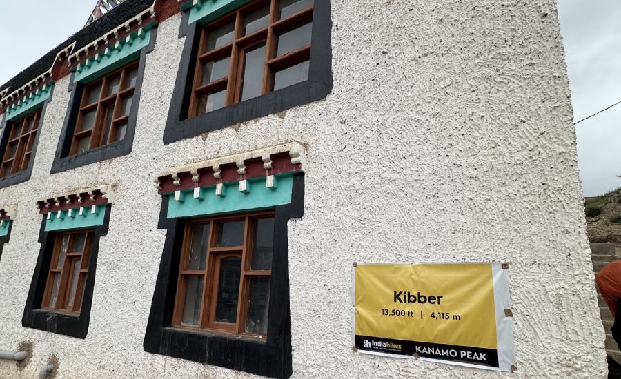 Beautiful evening view of Kibber village in Spiti Valley